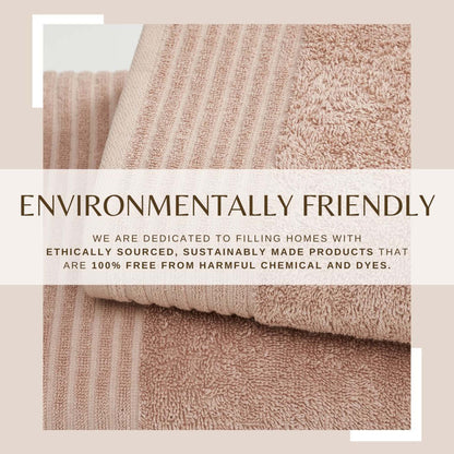 4 Pack Cotton Bath Towels - Kasper Collection