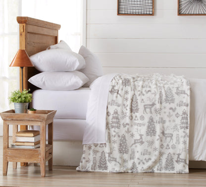 Velvet Throw Blanket - Pearl Collection