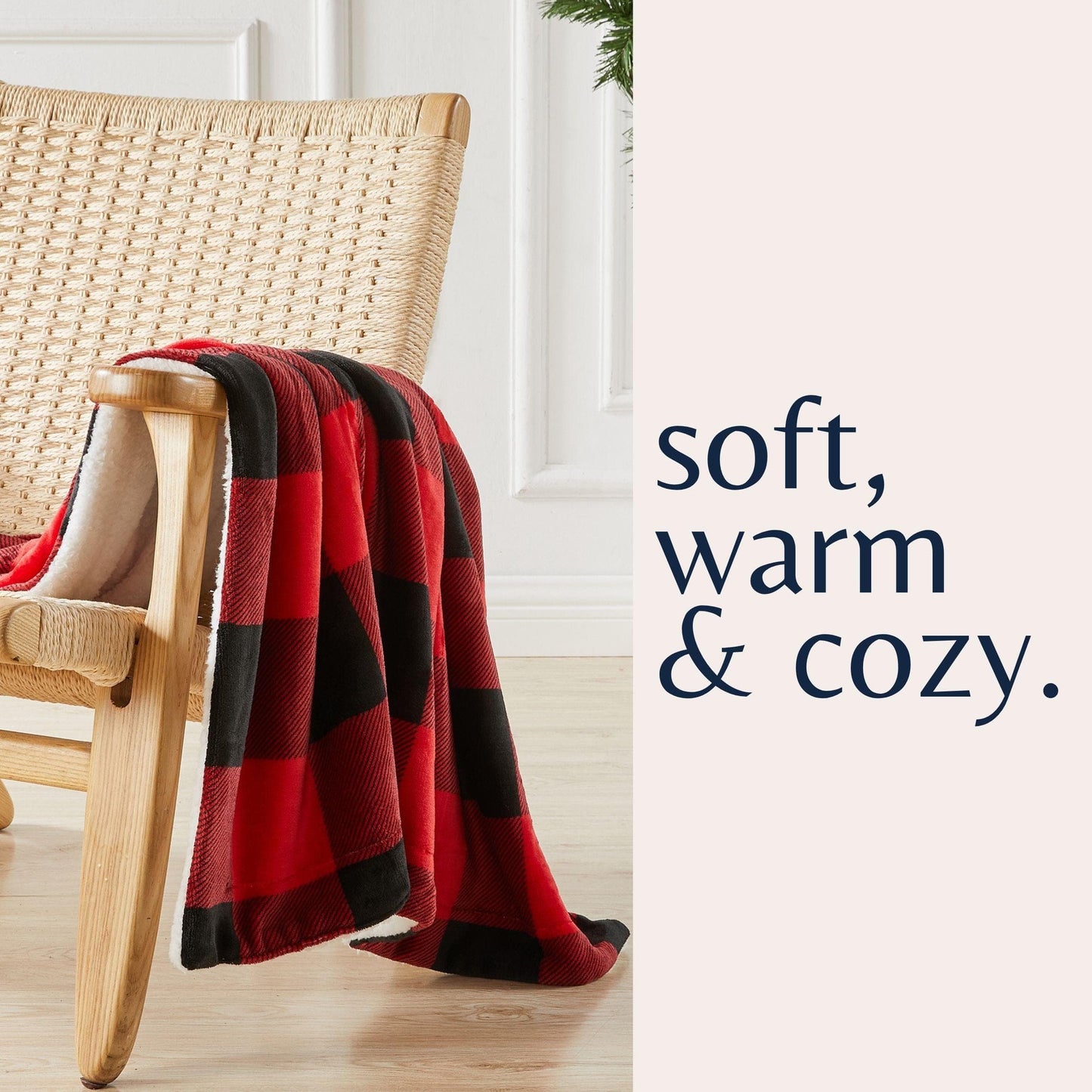 Velvet Plush Sherpa Luxury Bed Blanket - Kinsley Collection