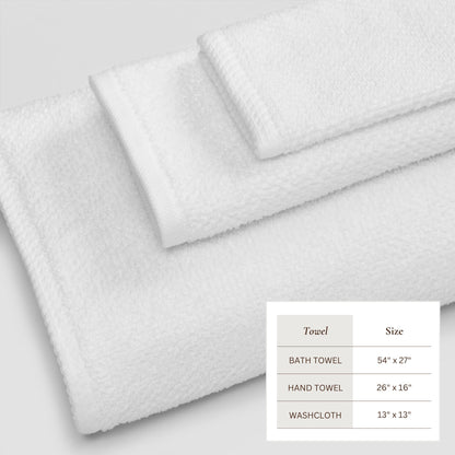 Cotton Textured Bath Towel Set - Acacia Collection