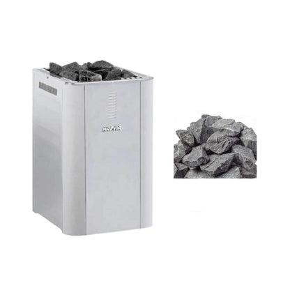Harvia Duo Series Stainless Steel Wood Sauna Stove with Sauna Stones