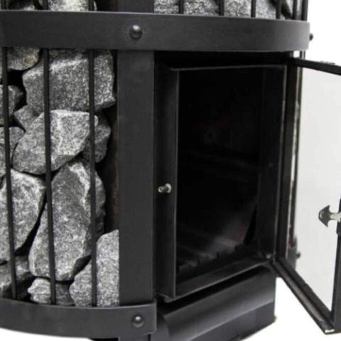 Harvia GreenFlame Legend 240 Wood Sauna Stove with Sauna Stones, 15.9KW