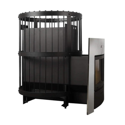 Harvia Legend Duo Wood Burning Sauna Stove/Fireplace Combo with Sauna Stones
