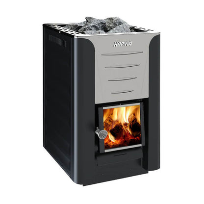 Harvia Pro 20 Premium Wood-Burning Sauna Heater Stove Package