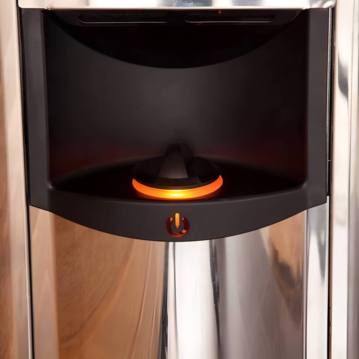 Harvia The Wall Stainless Steel Built-In Wall Mount Sauna Heater with Illuminated Controls & Sauna Stones