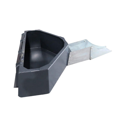 Heavy-Duty 1/2 Yard Cement and Concrete Bucket Skid Steer Attachment
