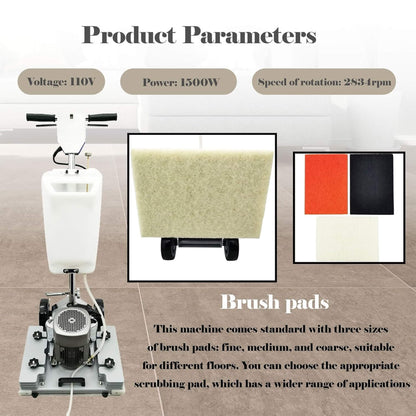 Heavy-Duty 110V Multi Functional Electric Floor Polishing Machine
