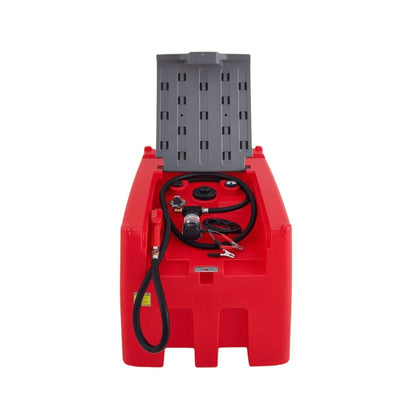 Heavy-Duty 116 Gal Portable Diesel Fuel Transfer Tank with Automatic Pump & Hose