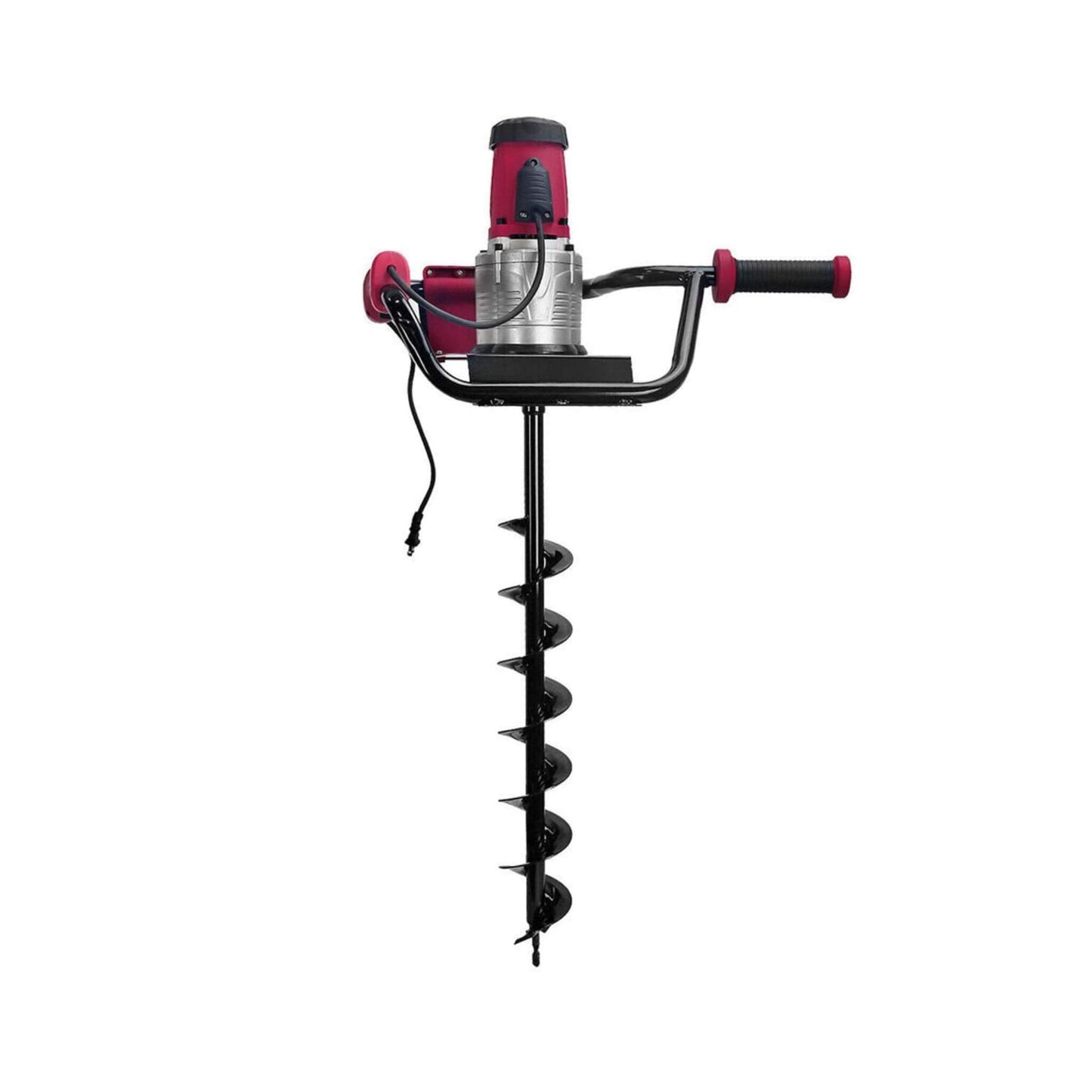Heavy-Duty 1200W 1.6HP Electric Post Hole Digger Earth Auger with 4 Inch Bit