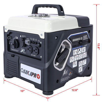 Heavy-Duty 1200W Ultra-Quiet Portable Gas Engine Inverter Generator