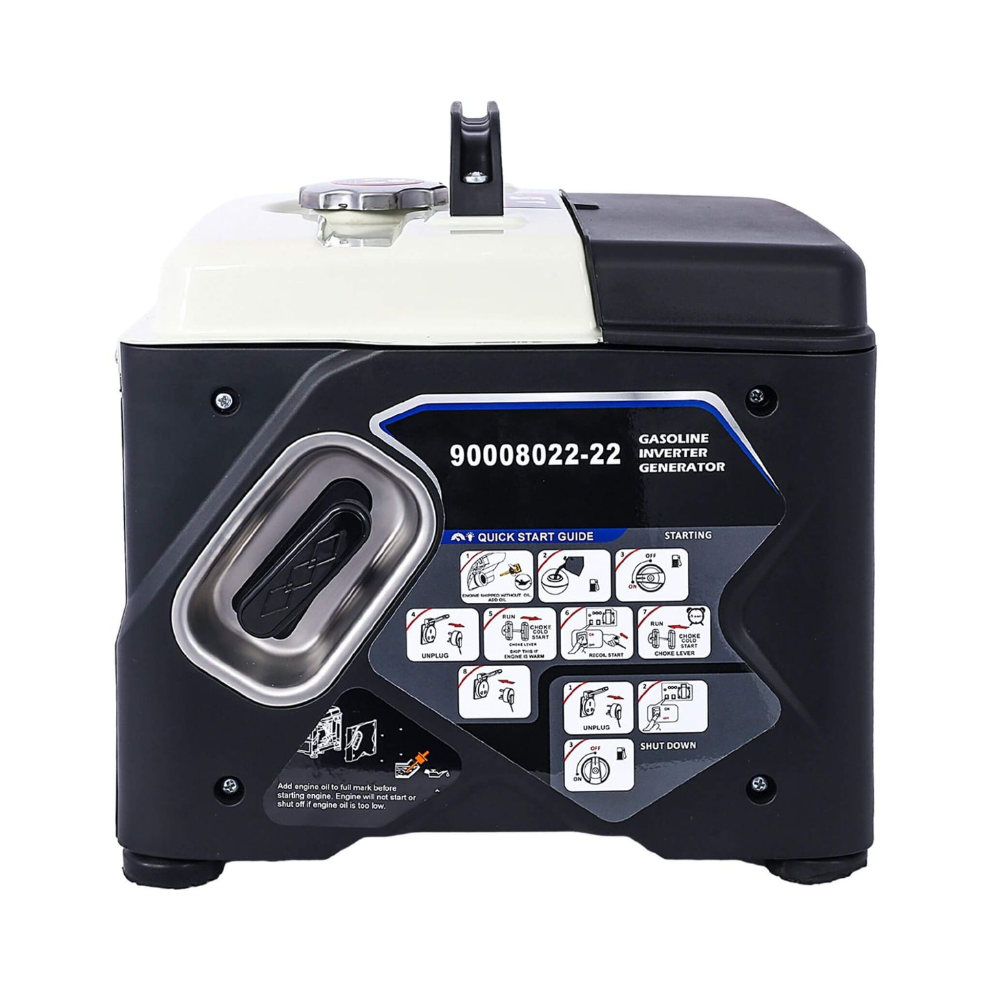 Heavy-Duty 1200W Ultra-Quiet Portable Gas Engine Inverter Generator