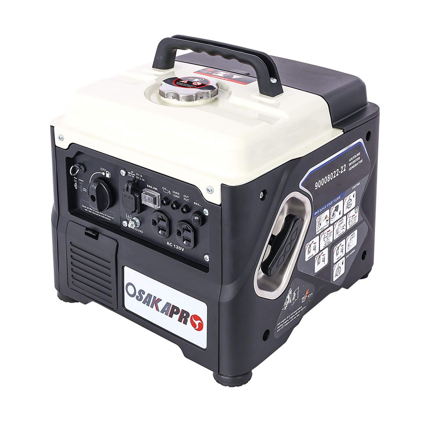 Heavy-Duty 1200W Ultra-Quiet Portable Gas Engine Inverter Generator