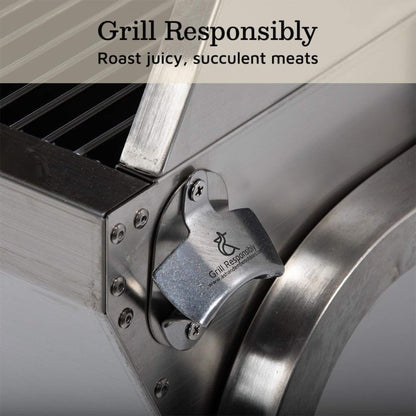 Heavy-Duty Commercial 125 LB Portable Electric Stainless Steel Hooded BBQ Rotisserie Grill with Viewing Window
