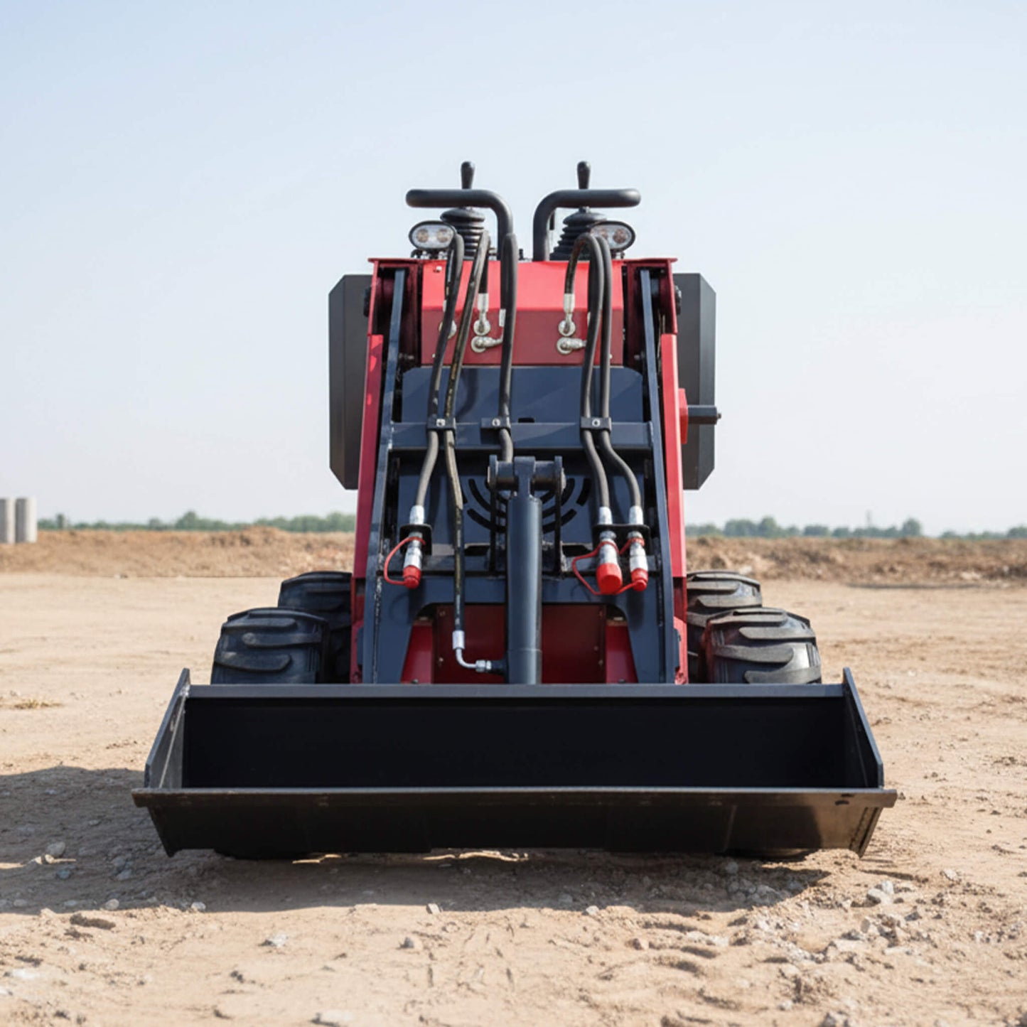Heavy-Duty 13.5HP Mini Gas Skid Steer Loader with Wide Bucket