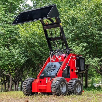 Heavy-Duty 13.5HP Mini Gas Skid Steer Loader with Wide Bucket