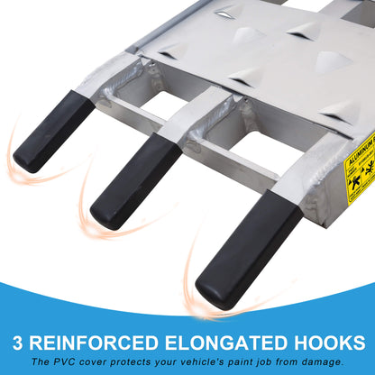 Heavy-Duty 1500LB 7.5FT Folding Aluminum Loading Ramps Set