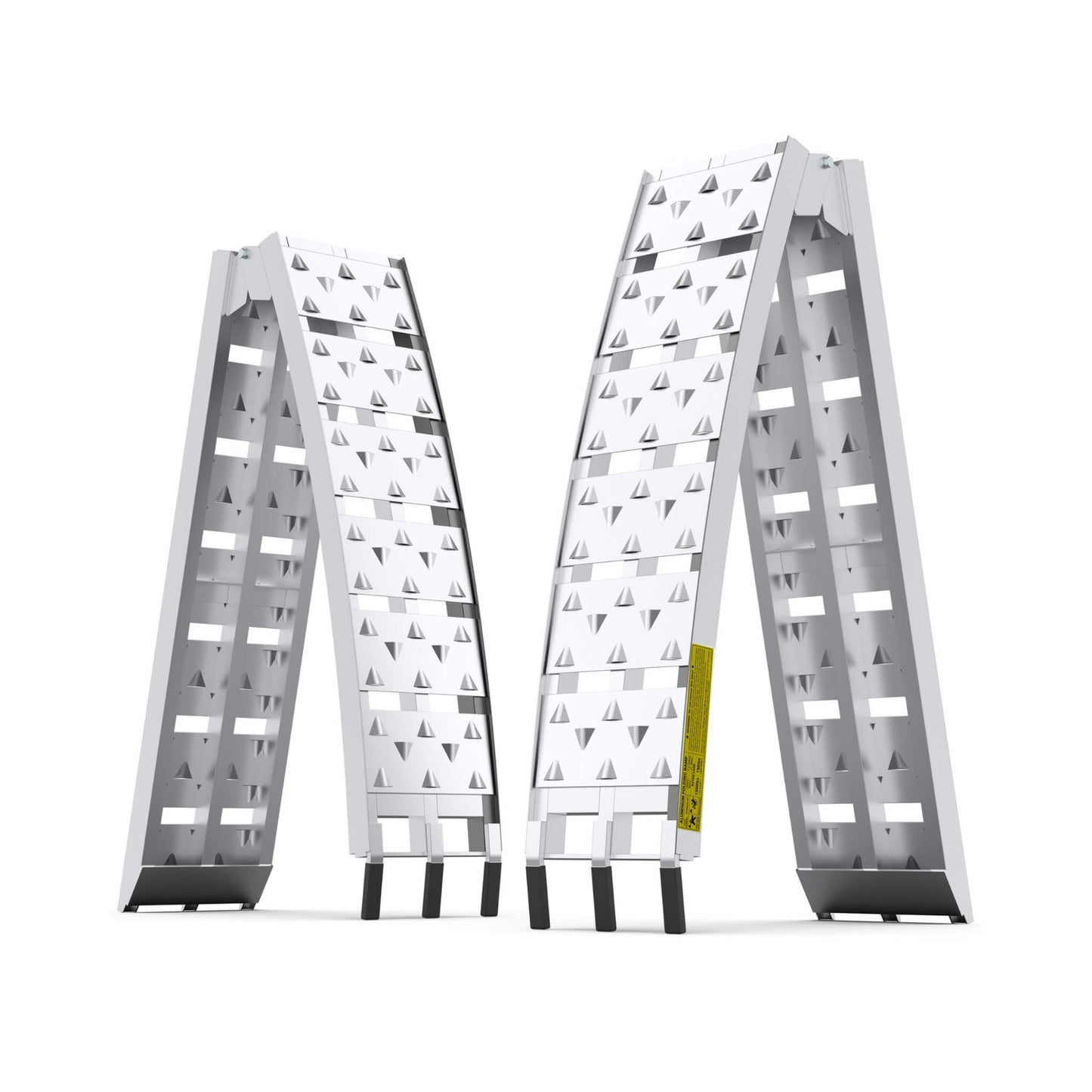 Heavy-Duty 1500LB 7.5FT Folding Aluminum Loading Ramps Set