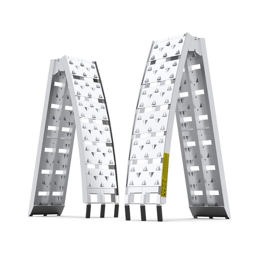 Heavy-Duty 1500LB 7.5FT Folding Aluminum Loading Ramps Set