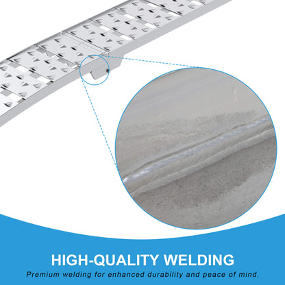 Heavy-Duty 1500LB 7.5FT Folding Aluminum Loading Ramps Set