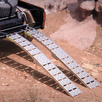 Heavy-Duty 1500LB 7.5FT Folding Aluminum Loading Ramps Set