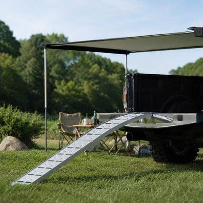 Heavy-Duty 1500LB 7.5FT Folding Aluminum Loading Ramps Set