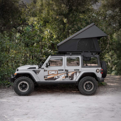 Trailora Heavy-Duty 2-3 Person Hardshell Rooftop Tent with Ladder
