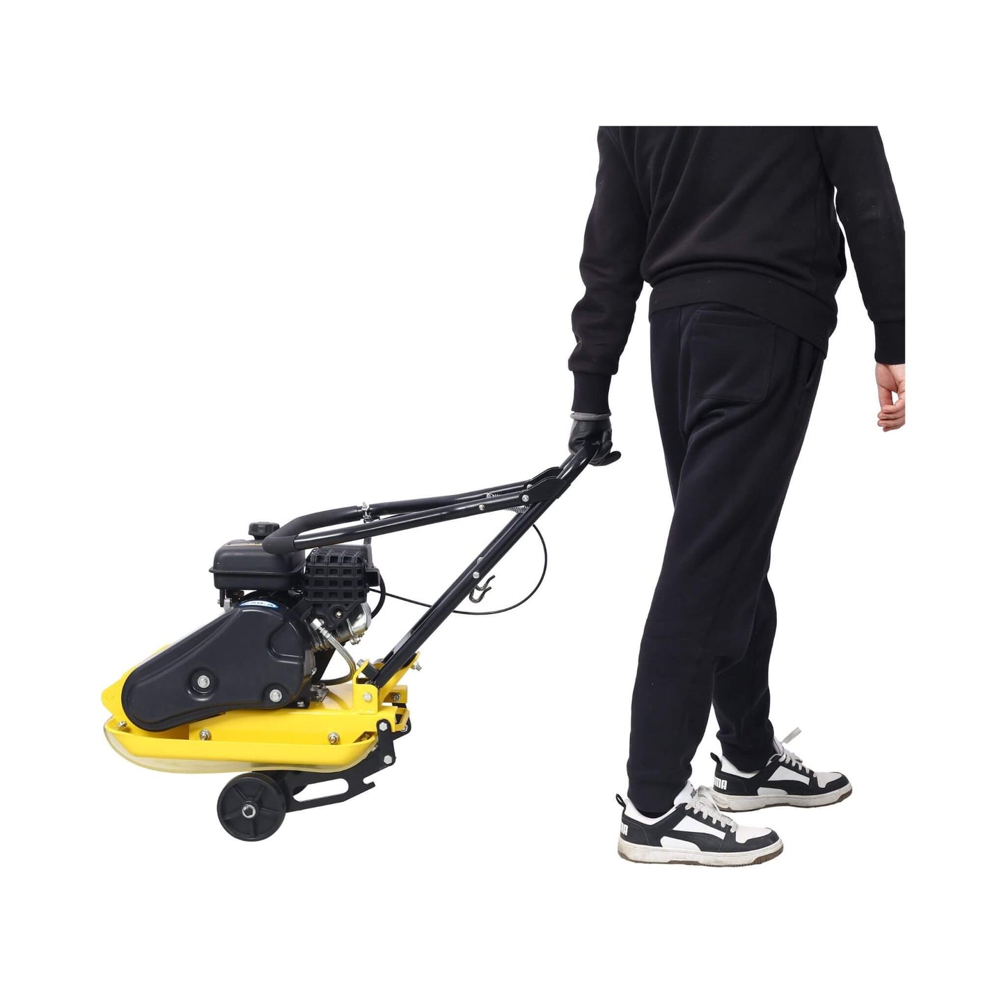 Heavy-Duty 2.5HP 79CC 8200N Gas-Powered Plate Compactor Machine