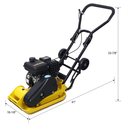 Heavy-Duty 2.5HP 79CC 8200N Gas-Powered Plate Compactor Machine