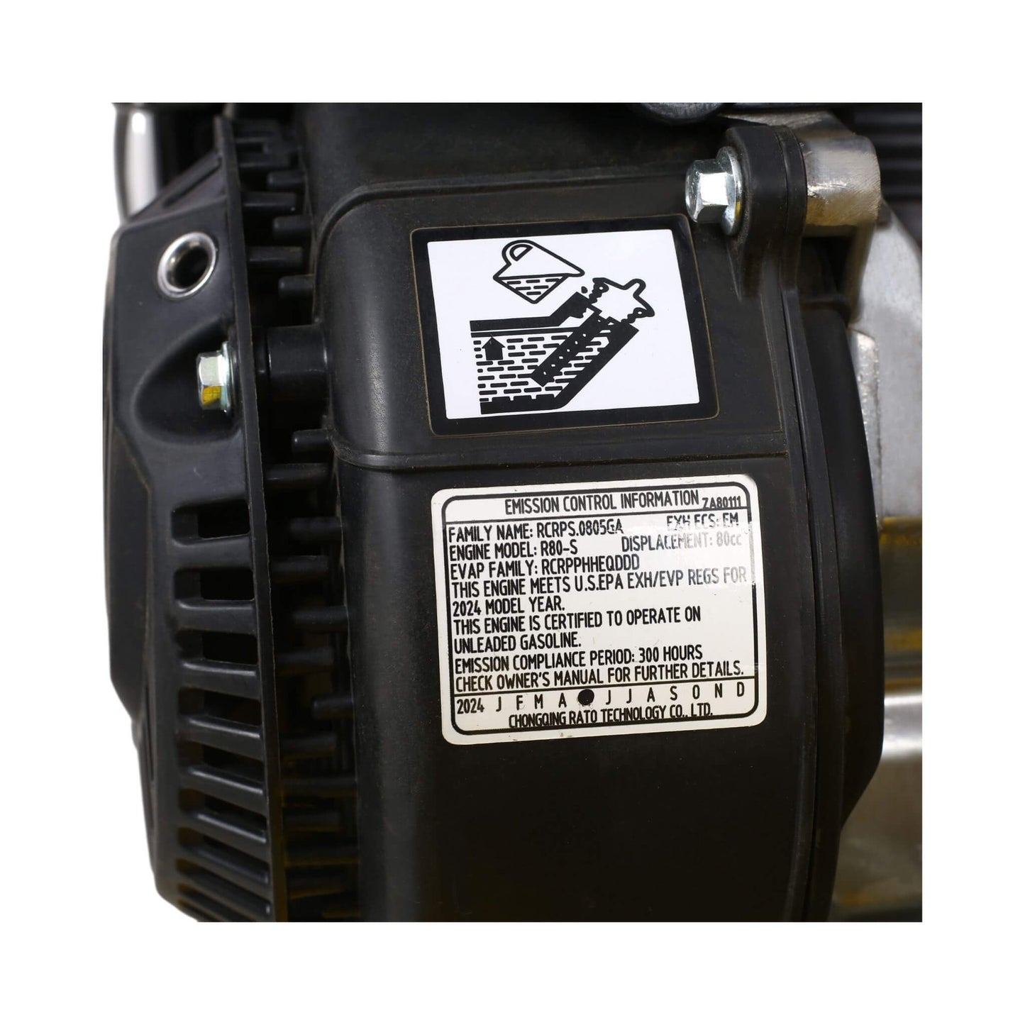 Heavy-Duty 2.5HP 79CC 8200N Gas-Powered Plate Compactor Machine