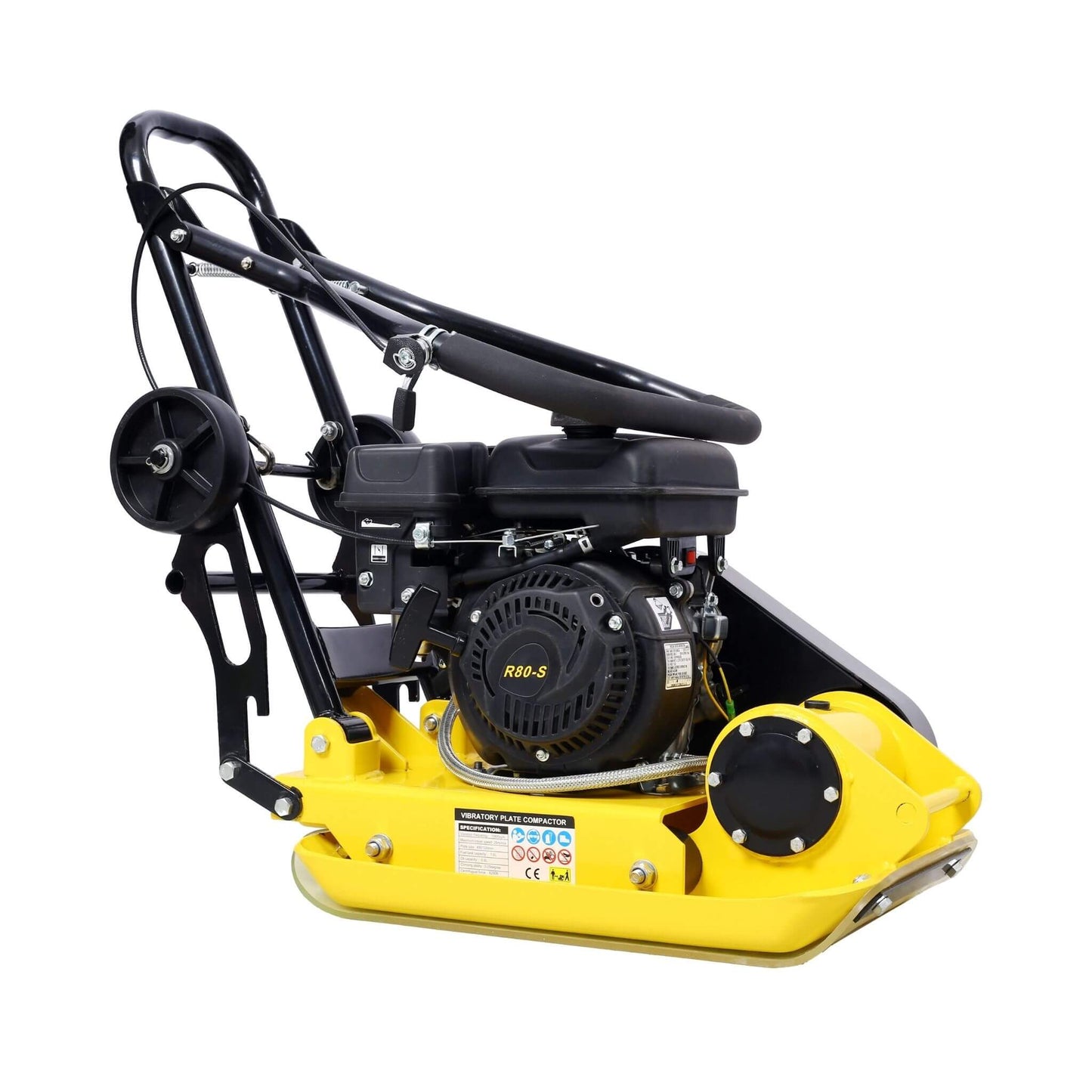 Heavy-Duty 2.5HP 79CC 8200N Gas-Powered Plate Compactor Machine