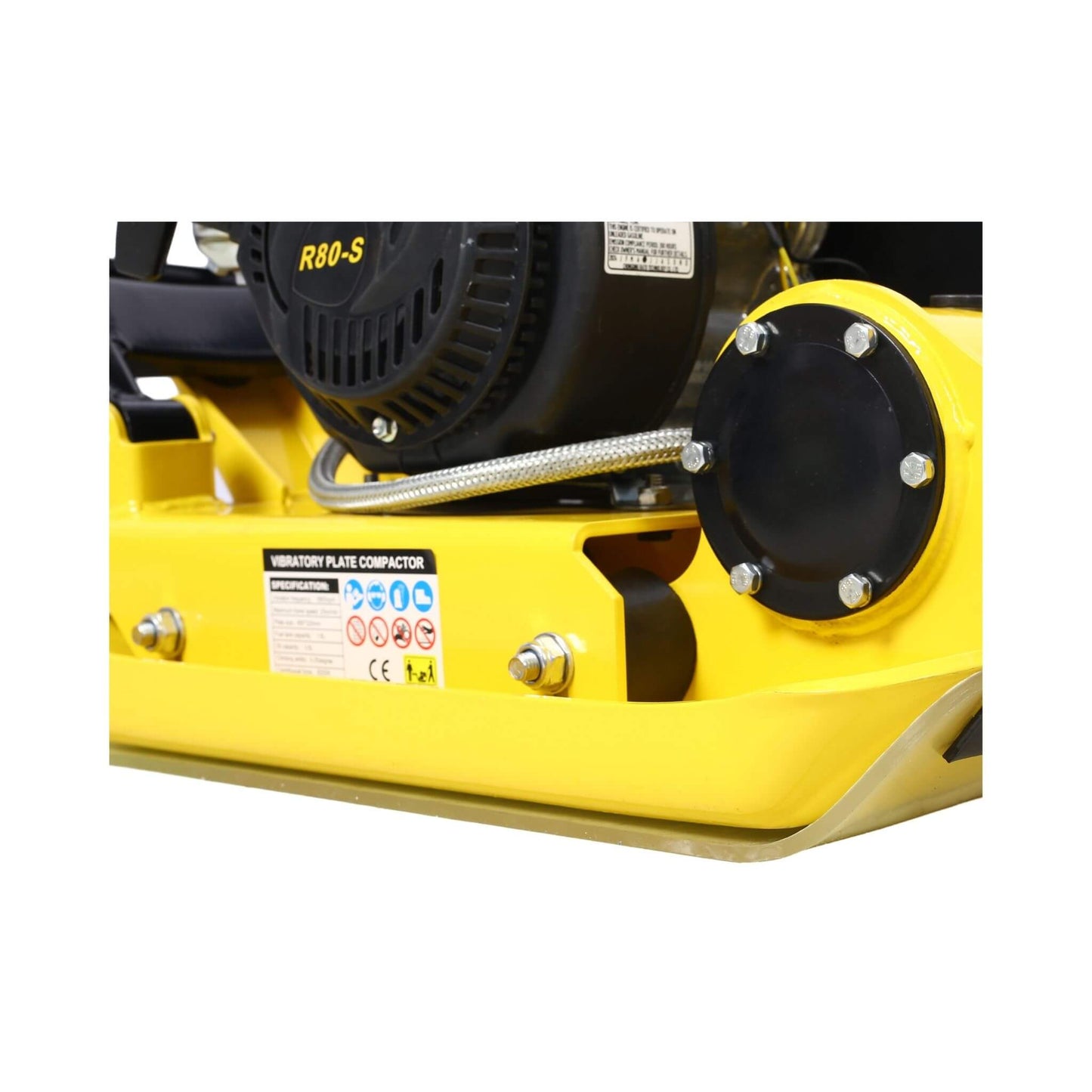 Heavy-Duty 2.5HP 79CC 8200N Gas-Powered Plate Compactor Machine