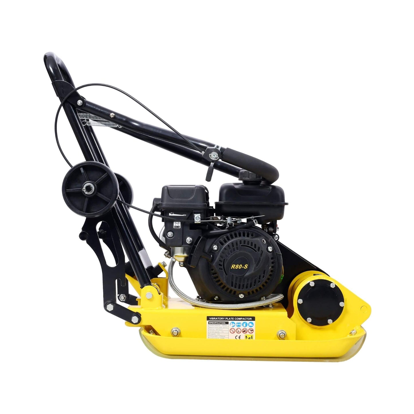 Heavy-Duty 2.5HP 79CC 8200N Gas-Powered Plate Compactor Machine