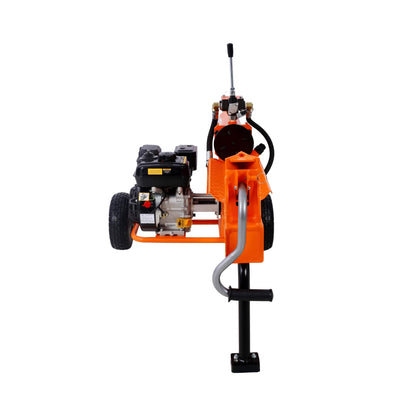 Heavy-Duty 20-Ton 7HP Portable Log Splitter with Auto-Return Hydraulic Ram