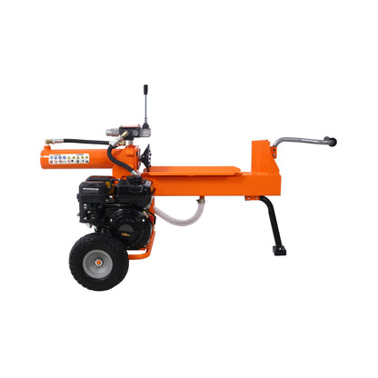 Heavy-Duty 20-Ton 7HP Portable Log Splitter with Auto-Return Hydraulic Ram