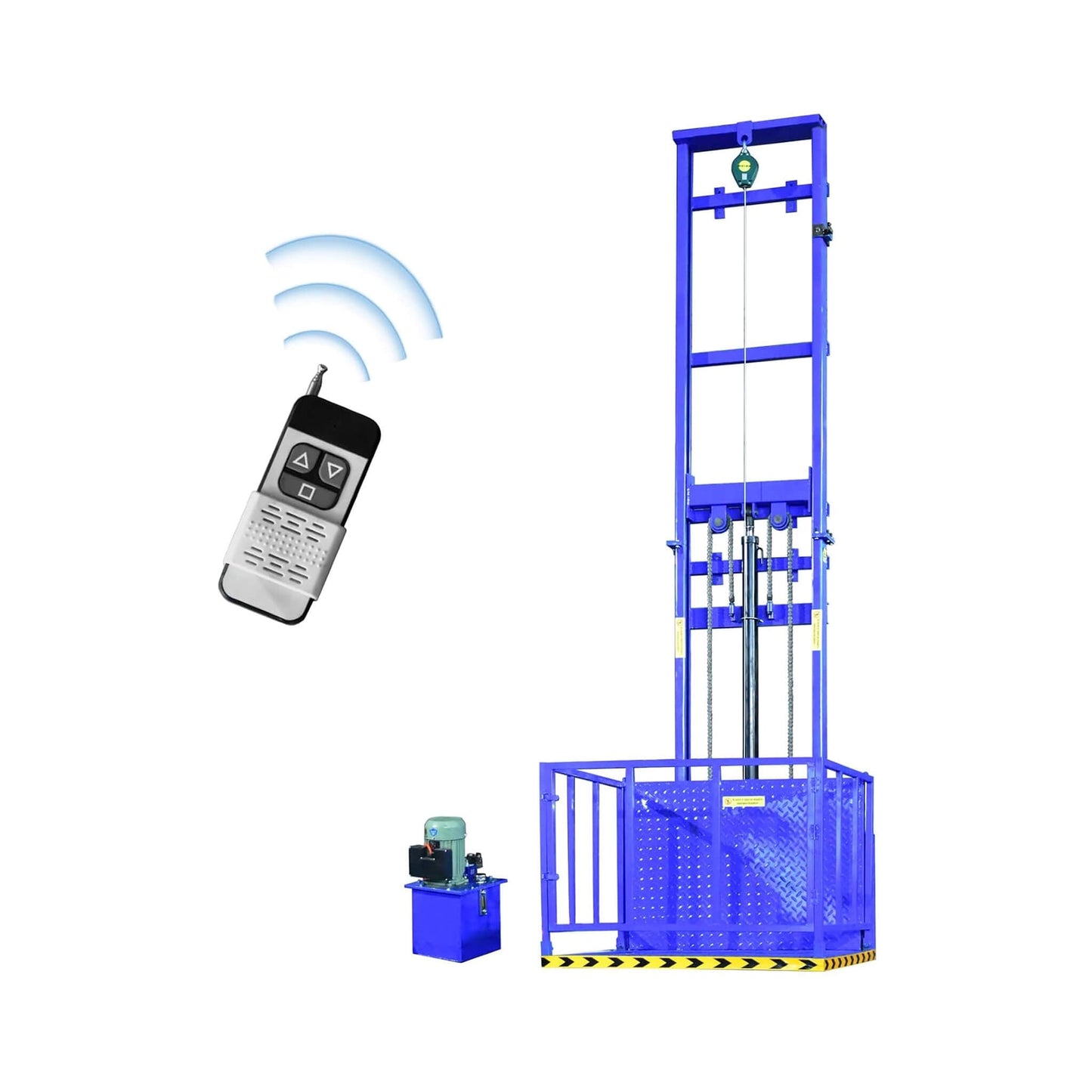 Heavy-Duty 2200 LBS Electric Hydraulic Lift Platform with Anti-Fall