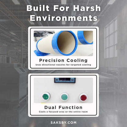 Heavy-Duty 220V Portable 29K BTU Outdoor Industrial Spot Cooler Air Conditioner