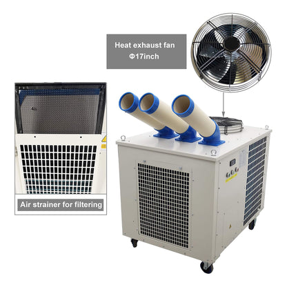 Heavy-Duty 220V Portable 29K BTU Outdoor Industrial Spot Cooler Air Conditioner