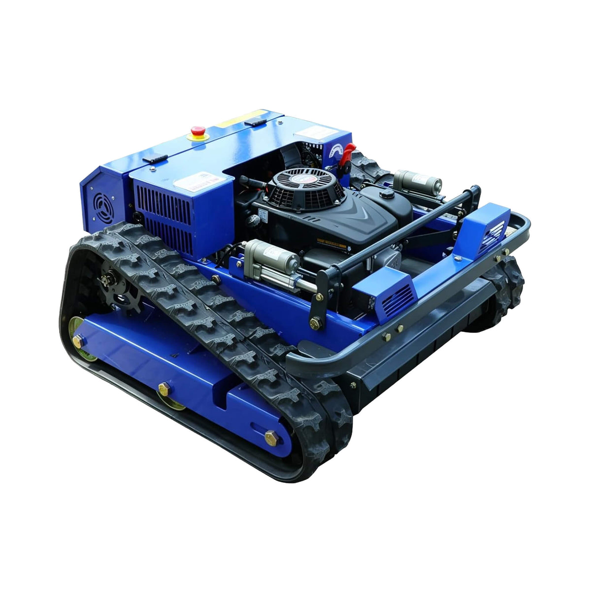 Heavy-Duty 224CC Remote-Controlled Lawn Mower with 21-Inch Deck & Industrial Remote