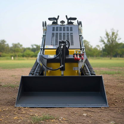 Heavy-Duty 23HP Mini Triangular Skid Steer Bucket Loader