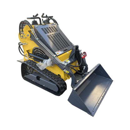 Heavy-Duty 23HP Mini Triangular Skid Steer Bucket Loader
