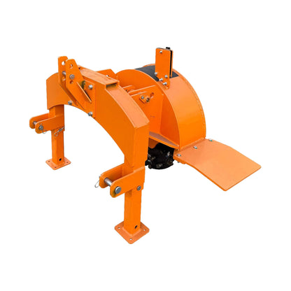 Heavy-Duty 24-Inch 3-Point PTO Powered Stump Grinder for 15-45HP Tractors [PTO Shaft Included]