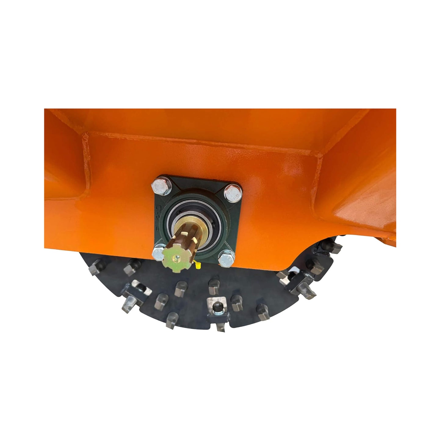 Heavy-Duty 24-Inch 3-Point PTO Powered Stump Grinder for 15-45HP Tractors [PTO Shaft Included]