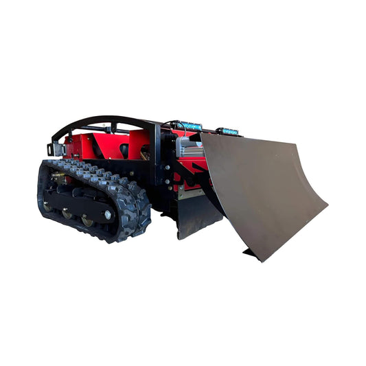 Heavy-Duty 24-Inch 9HP Commercial Remote-Controlled Lawn Mower with Snow Plow