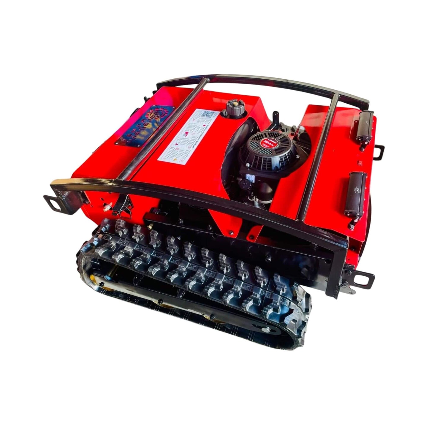 Heavy-Duty 24-Inch 9HP Commercial Remote-Controlled Lawn Mower with Snow Plow