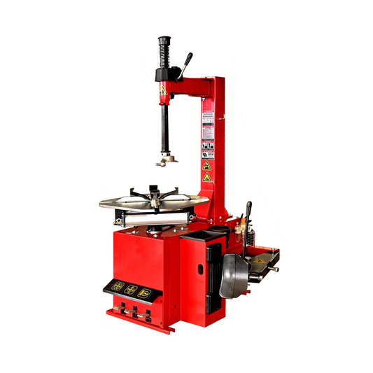 Heavy-Duty 24-Inch Industrial Semi-Automatic Tire Changer with Bead Blaster and Rim Clamp