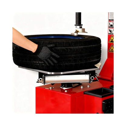 Heavy-Duty 24-Inch Industrial Semi-Automatic Tire Changer with Bead Blaster and Rim Clamp