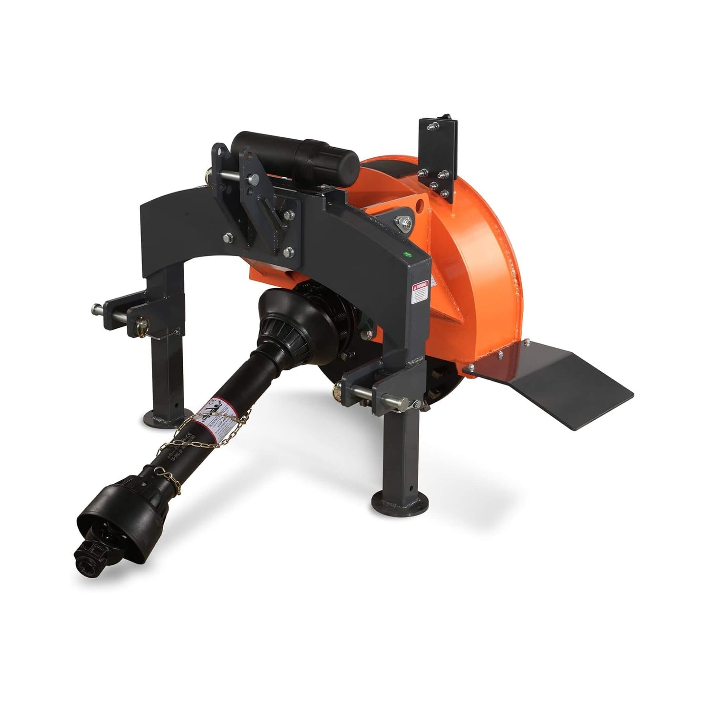 Heavy-Duty 3-Point PTO Powered Stump Root Grinder for 15-45HP Tractors [PTO Shaft Included]