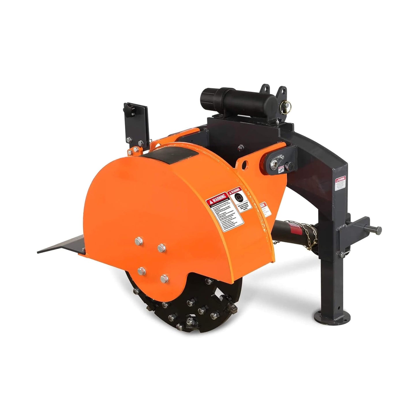 Heavy-Duty 3-Point PTO Powered Stump Root Grinder for 15-45HP Tractors [PTO Shaft Included]