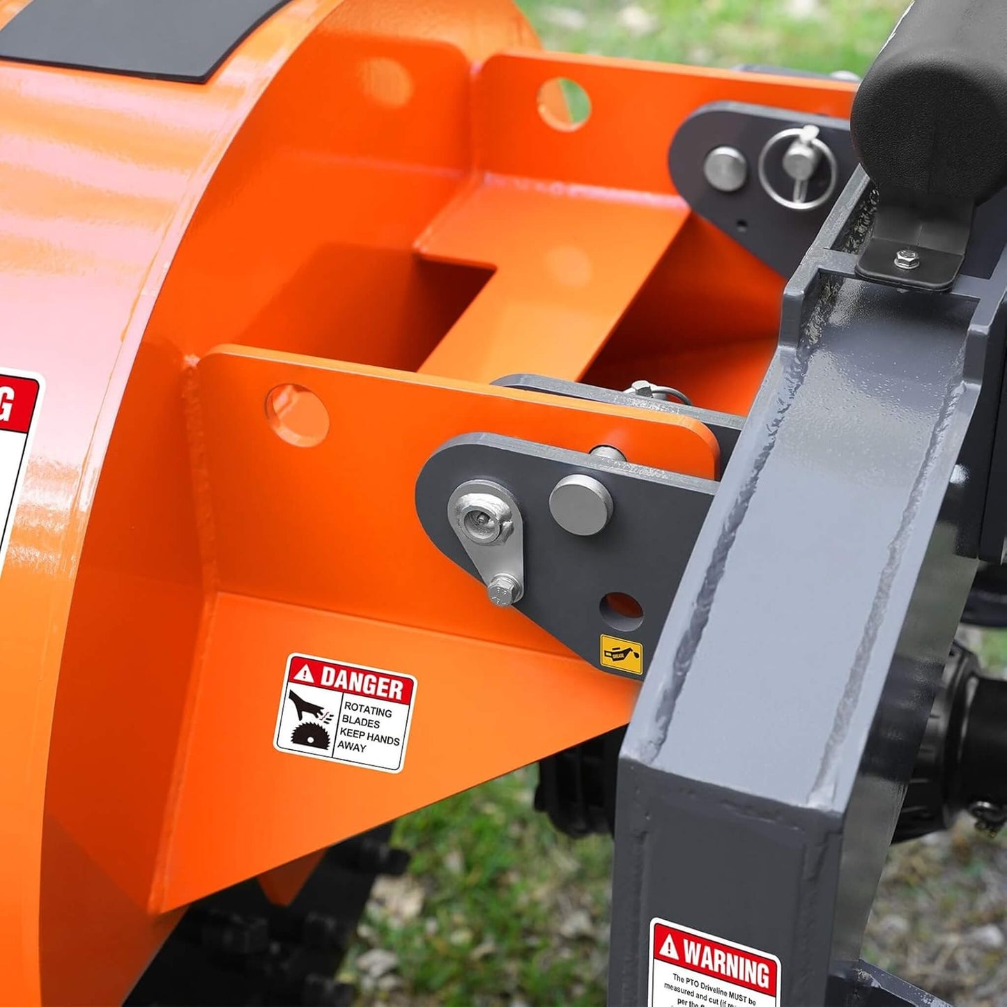 Heavy-Duty 30-Inch 3-Point PTO Stump Grinder for 40-100HP Tractors [PTO Shaft Included]