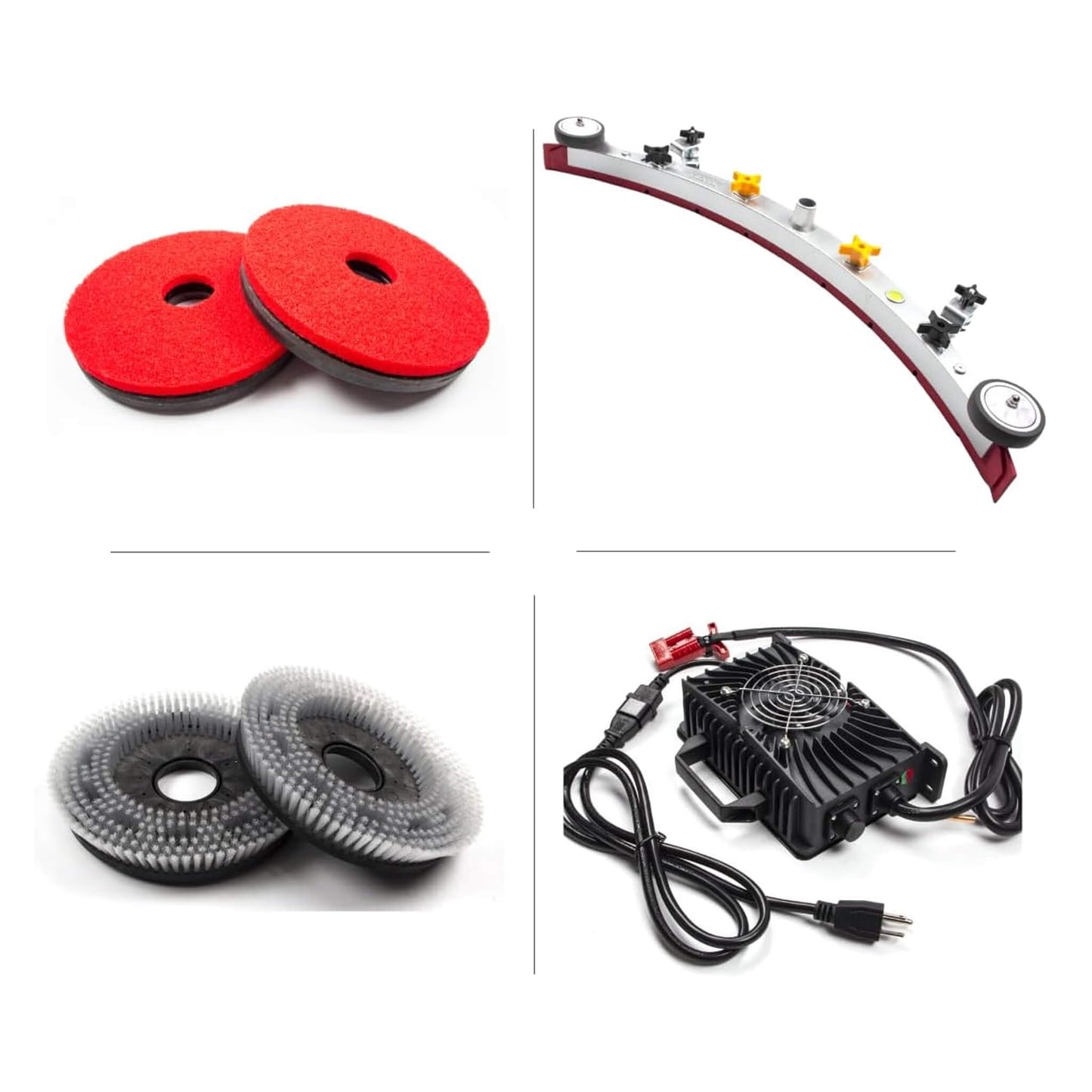 Heavy-Duty 34-Inch Industrial Ride-On Floor Scrubber Machine